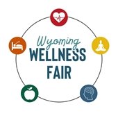 wellness fair ad with graphics of wellness as a whole