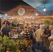 photo of people outside listening to music