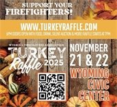 wyoming firefighter association turkey raffle 